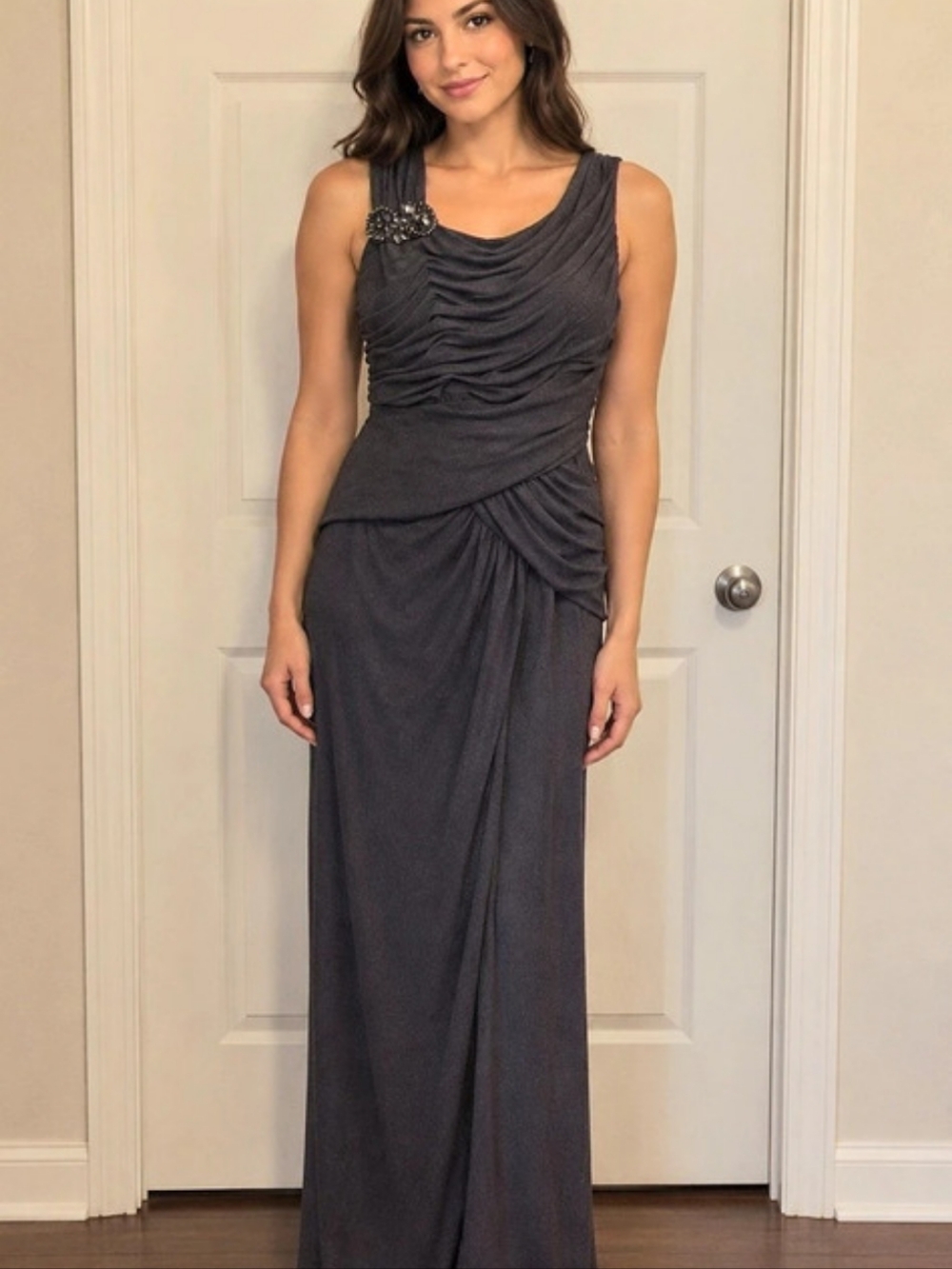 Adrianna Papell Cocktail Long Dress Size 8P